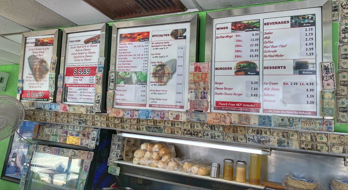 Mr Submarine-Mr Gyros Menu - Image 5